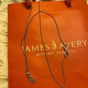 James Avery petite infinity necklace 20”